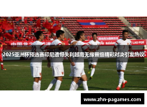 2025亚洲杯预选赛印尼遗憾失利越南无缘晋级精彩对决引发热议